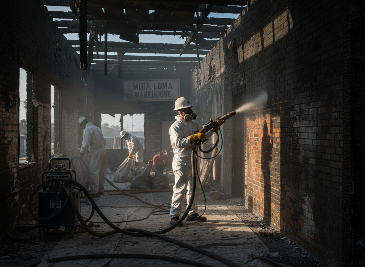 Commercial fire restoration in Mira Loma