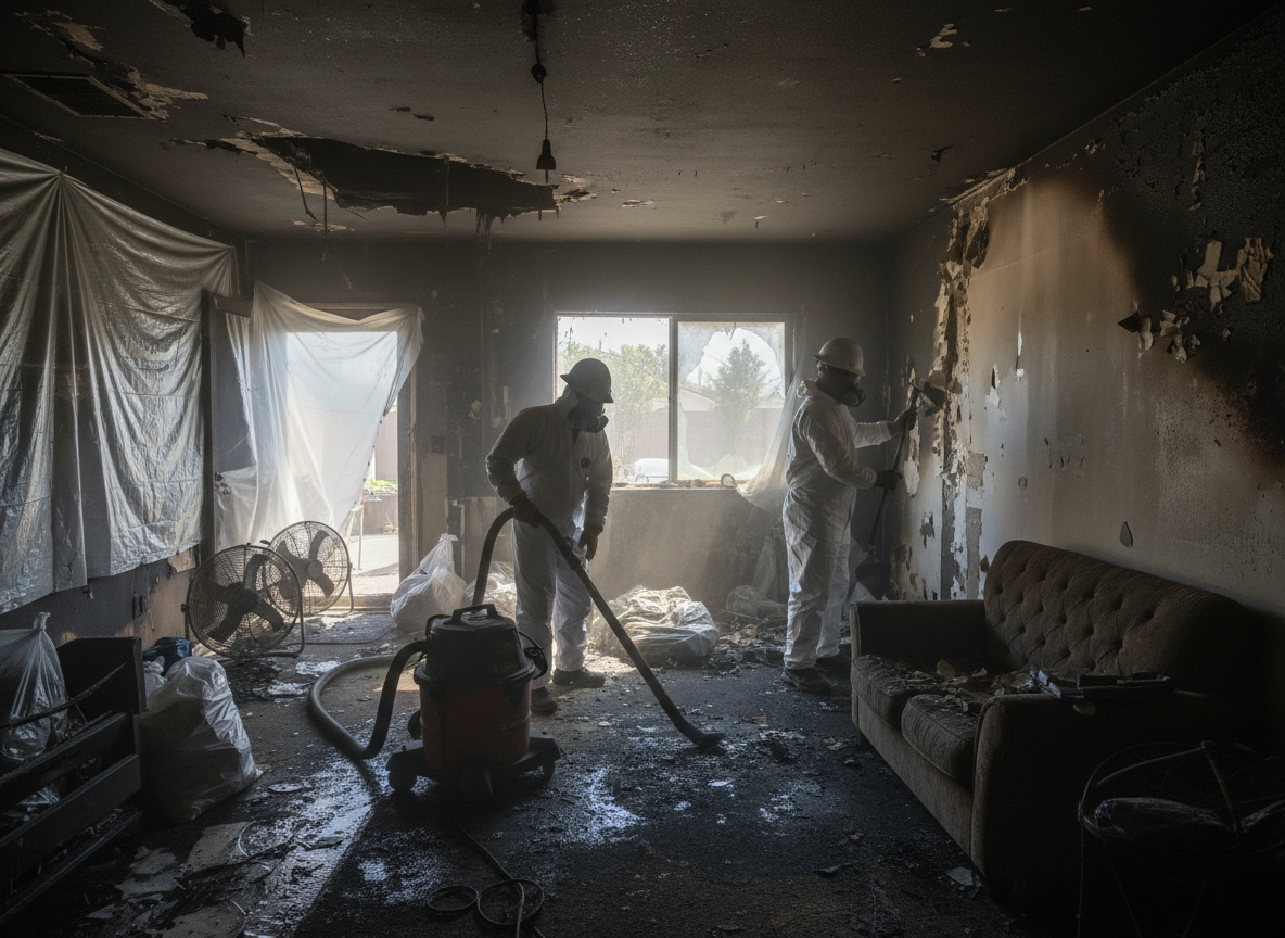 tenant fire damage cleanup in Mira Loma